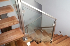 Nu-Lite Balustrading Type Stainless Steel  Stair- Glass balustrade-14